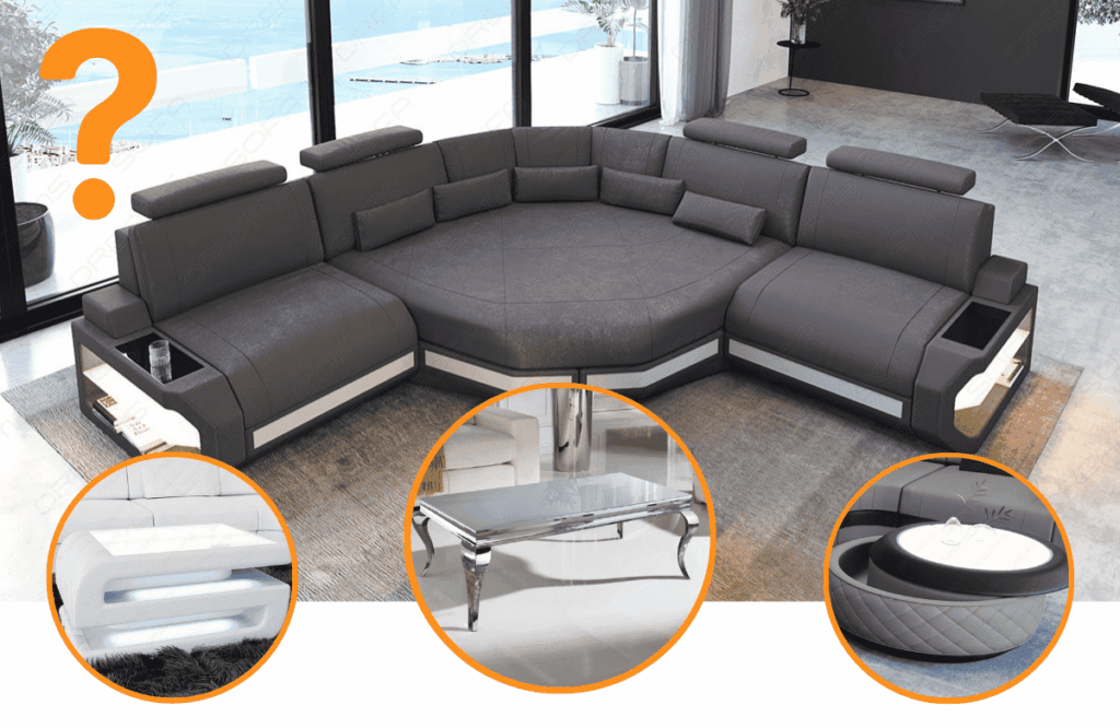Welcher Couchtisch passt zu meinem grauen Sofa?