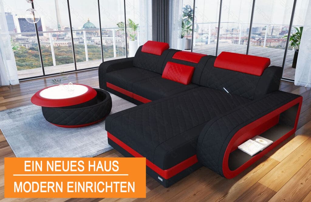 Moderne Einrichtung für Wohnung und Haus