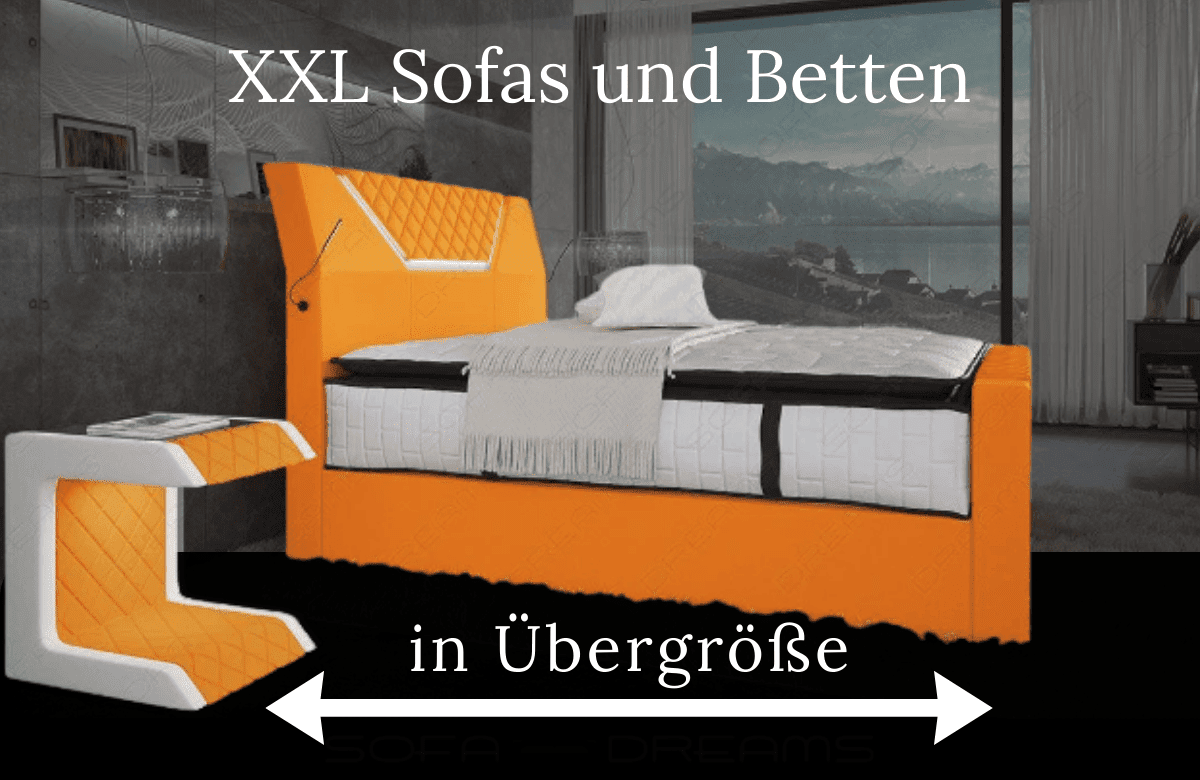 Sofas und Betten Übergröße