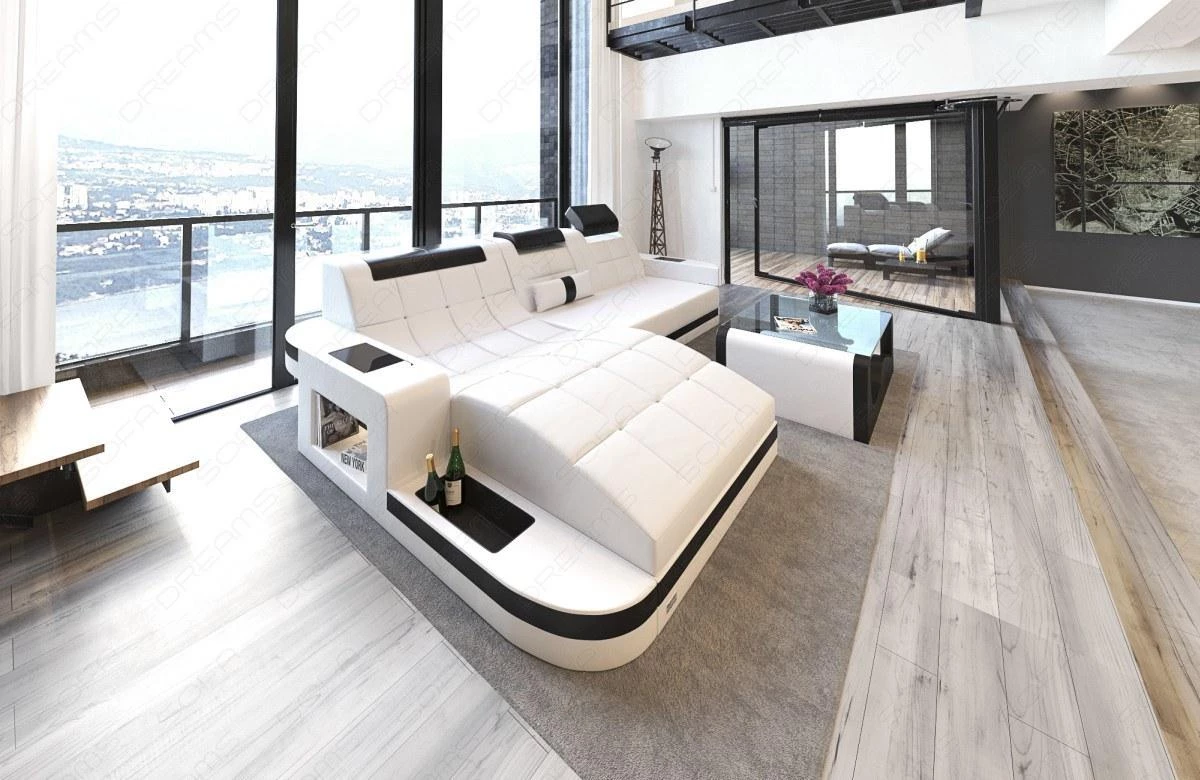 Ledersofa Wave