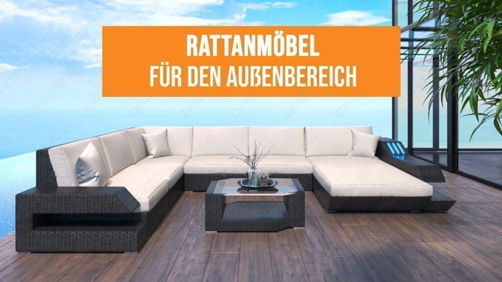 Moderne Rattanmöbel für den Außenbereich von Sofa Dreams