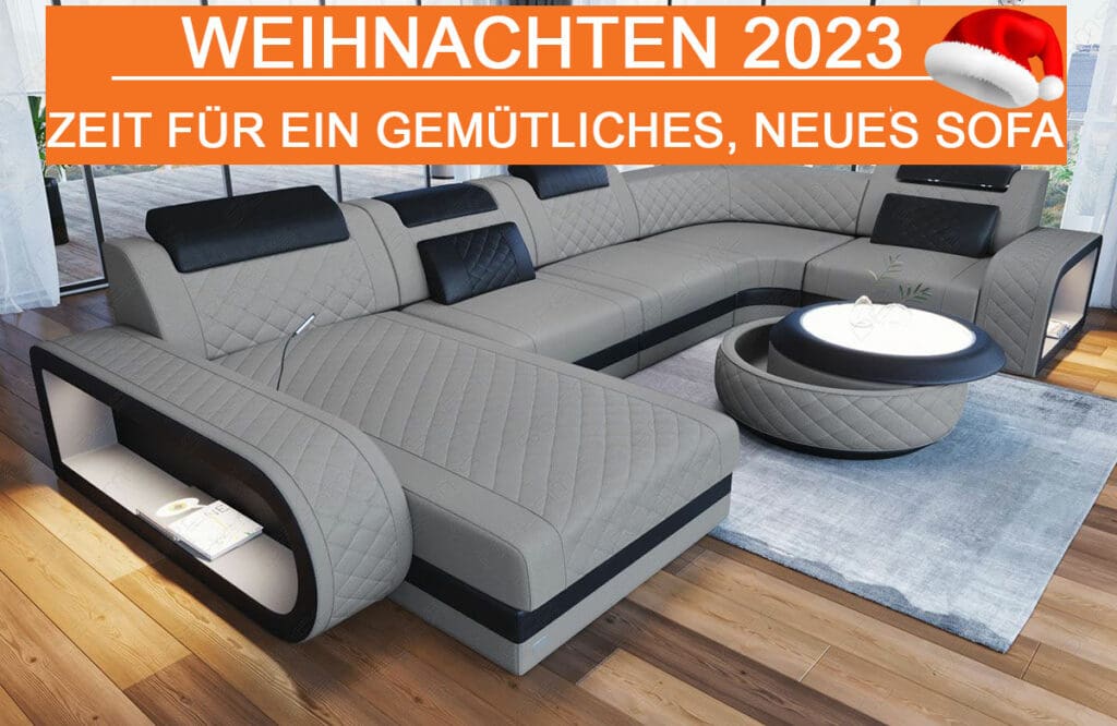 Neues Designersofa zu Weihnachten