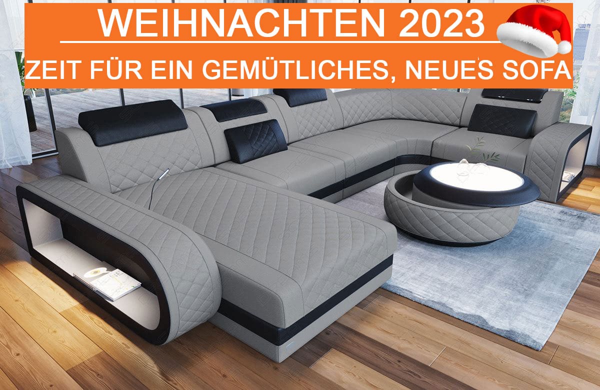 Neues Designersofa zu Weihnachten