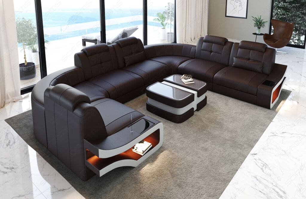 Robuste Markensofas in L Form oder U Form von Sofa Dreams